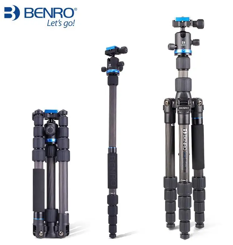 benro Tripod Carbon Fiber Single Reverse Camera Tripod Photographic bracket IF19C Portable Carpet R
