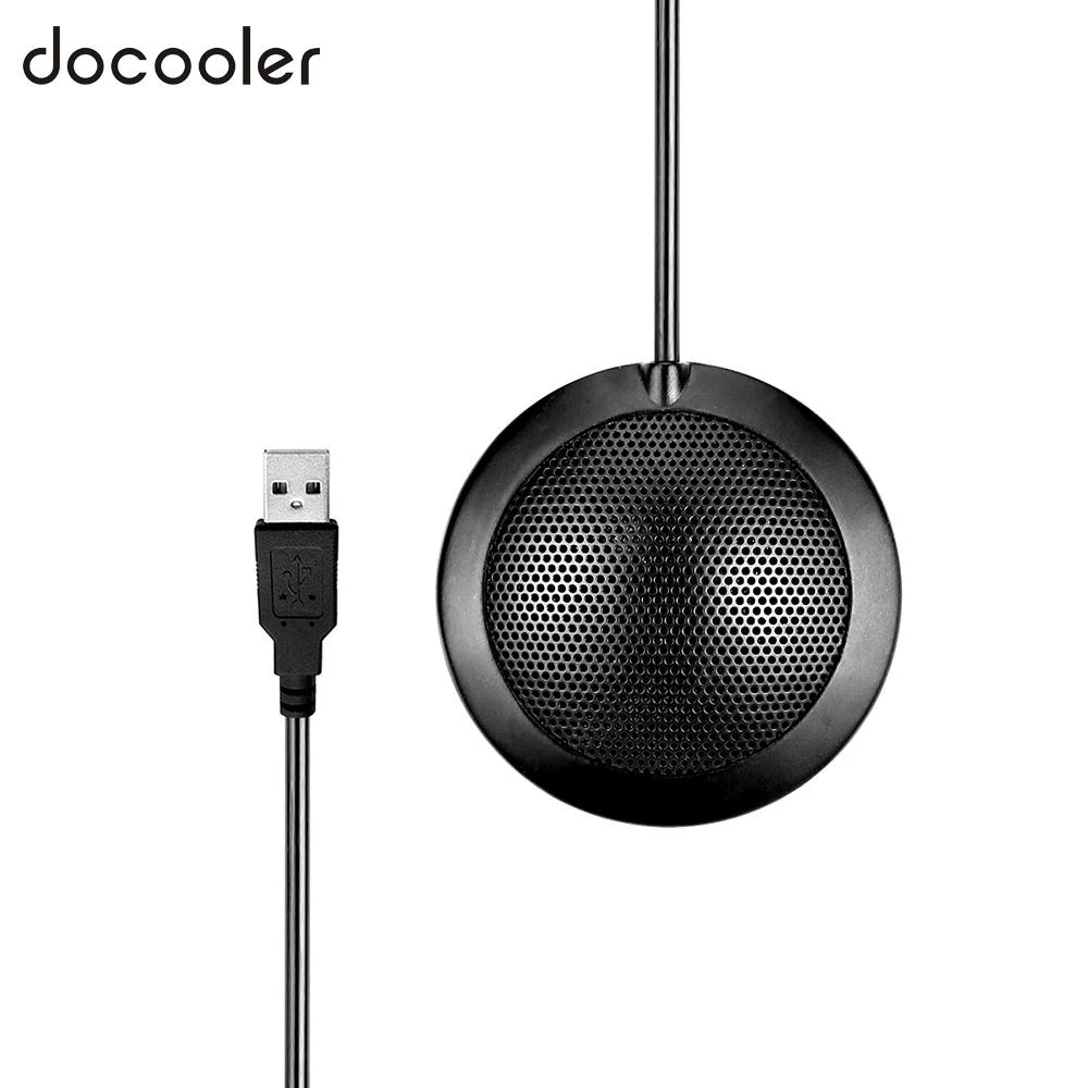 Docooler Stereo Omnidirectional Condenser Microphone Mic Usb Connector For Meeting Business Conference Desktop Computer Mic Usb Microphone Micomnidirectional Condenser Microphone Aliexpress