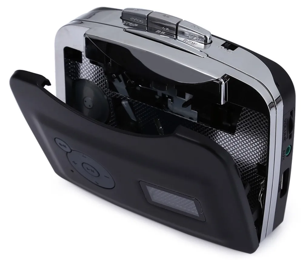 USB Cassette Tape to MP3 Converter Player Convert into USB Flash Drive/Flash Memory/pen drive Recorder Automatically, No Need PC