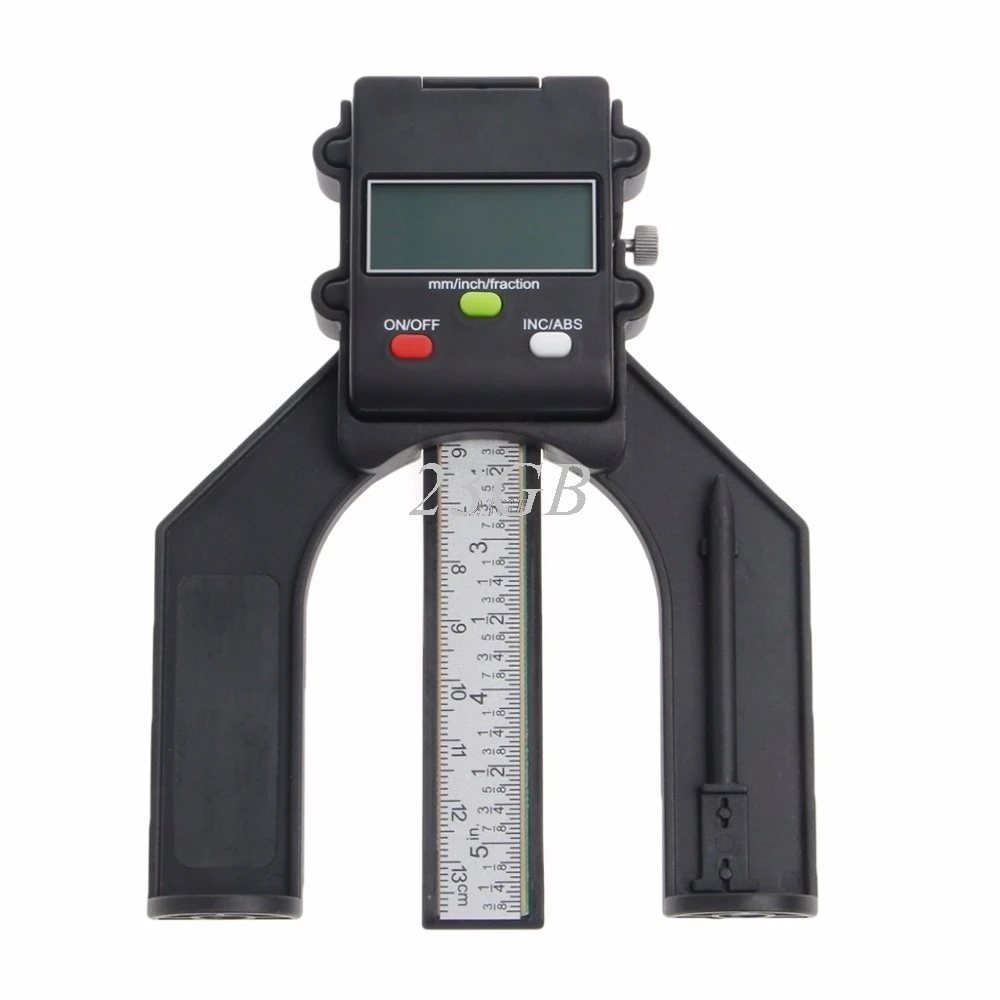 

Digital Depth Gauge 80mm Hand Router Self Standing LCD Magnetic Feet Aperture MAY15_30