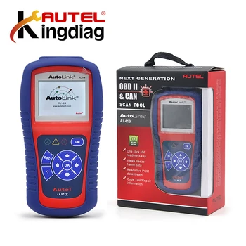 

Autel AutoLink AL419 OBD II & CAN Code Reader AL 419 Free Online Update with Troubleshooter code tips Car Diagnostic Scan Tool