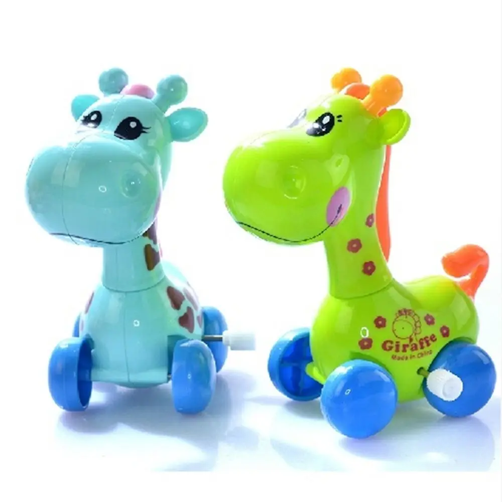 Hot Funny Cute Lovely Plastic Giraffe Clockwork Wind Up Toys for