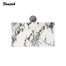 Кошелек Для женщин сумка Роскошная сумочка дизайнер Marbel элегантные вечерние сумки Благородный жемчуг плечо акриловые женщина сцепления