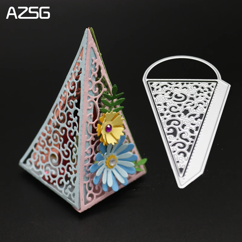 

AZSG Wedding boxs Metal Cutting Dies for Scrapbooking Photo Album Embossing DIY Paper Cards Making Decorative Stencil Craft