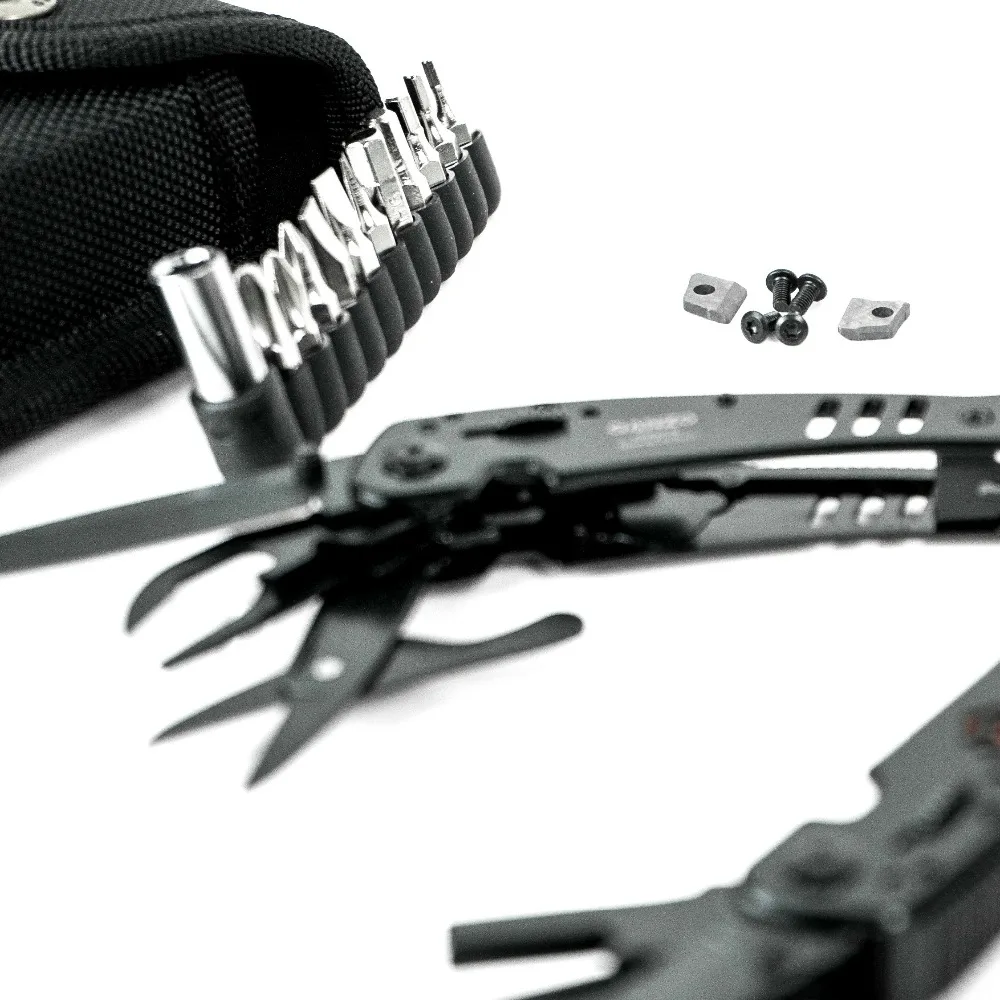 Ganzo G302 G302B многофункциональный инструмент, нож, плоскогубцы, инструменты для повседневного использования, складные Мультитулы, плоскогубцы, многофункциональный нож для выживания, биты, складные плоскогубцы
