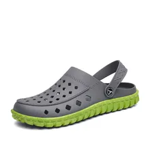 New Summer Slippers Casual Shoes Men Garden Shoes Beach Slides Outdoor Sandals Breathable Flats Unisex Mules Sea Clogs Masculino