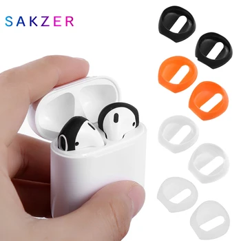 

100% Brand New Ultra-thin Headset Silicone Case Wireless Bluetooth Headset Set Ear Plugs For AirPods Apple For men women