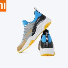 Xiaomi mijia Мужская Спортивная обувь на толстой подошве для бега на открытом воздухе удобные носки EVA амортизирующие дышащие мужские кроссовки