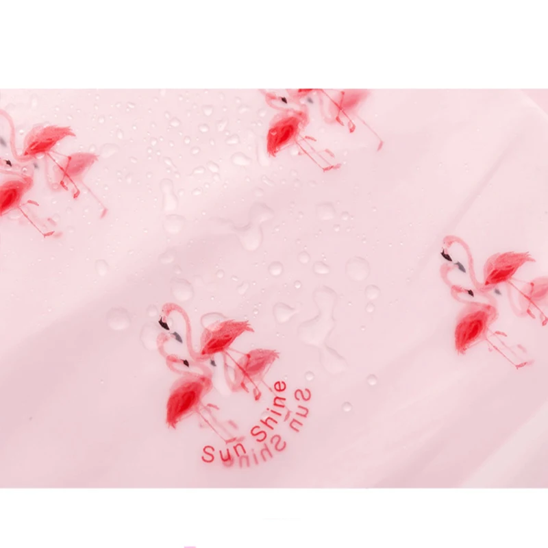 XZP Flamingo Transparent Cosmetic Bag Travel Makeup Case Women Make Up Bath Organizer Storage Pouch Toiletry Wash Beauty Kit