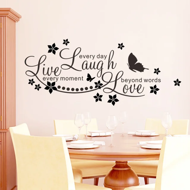 Home Garden Decor Live Laugh Love Family Wall Art Quotes Vinyl Home Garden Decor Live Laugh Love Family Wall Art Quotes Vinyl Decal