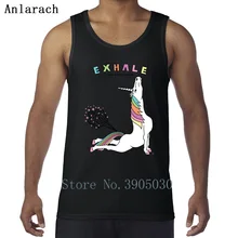Cobras Pose Unicorn Exhale Контурные жилеты европейский размер трендовая трикотажная мужская майка Comical Gift спортивная одежда Anlarach standard