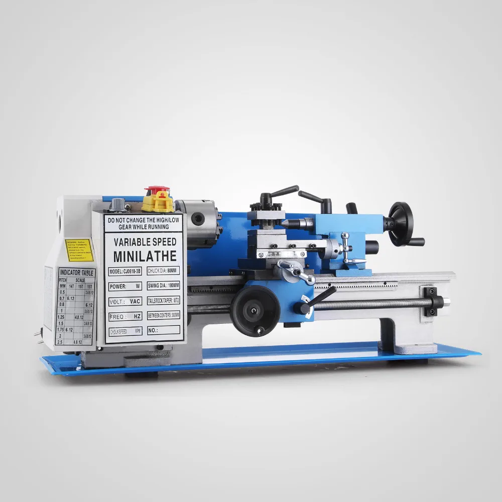 

7 x 12 inch 550W Mini Precision Metal Lathe 2500RPM Variable Speed Mini Lathe with fast shipping