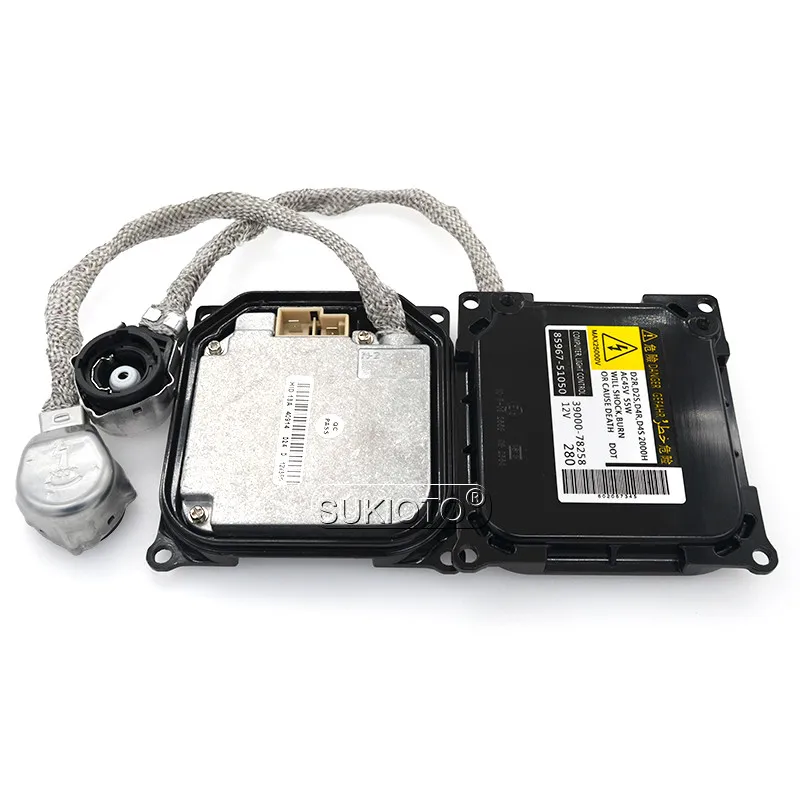 SUKIOTO 55W Fast Bright Ballast D2S D4S Xenon HID Kit 5500K D2R D4R HID Bulb For Toyota Lexus Car Headlight Kit Xenon D2S D4S (2)