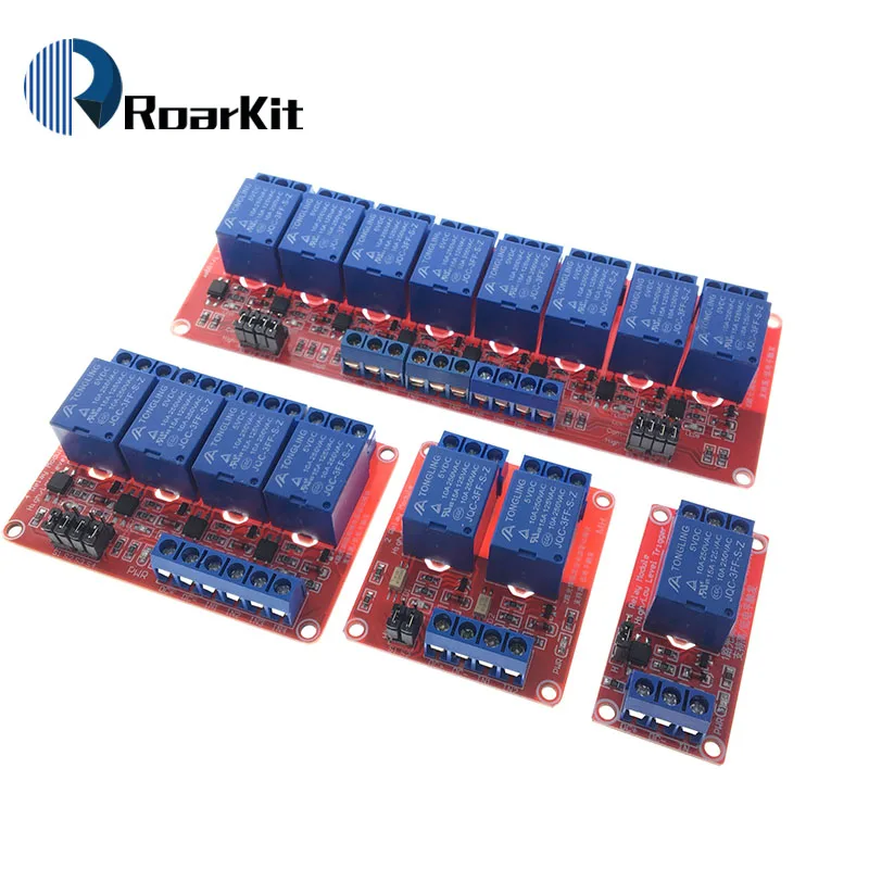 

1 2 4 8 Channel 5V 12V Relay Module Board 1 Way Relay Shield with Optocoupler Support High and Low Level Trigger for Arduino