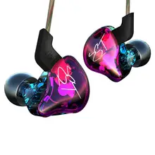 KZ ZST Colorful Hybrid Banlance Armature with Dynamic In-ear Earphone 1BA+1DD Hifi Headset colorful ZST ergonomic Earphone 100% original uiisii hi 905 1dd 1ba hybrid technology earphone super bass stereo music hifi with mic 3 5mm headset for iphone pc