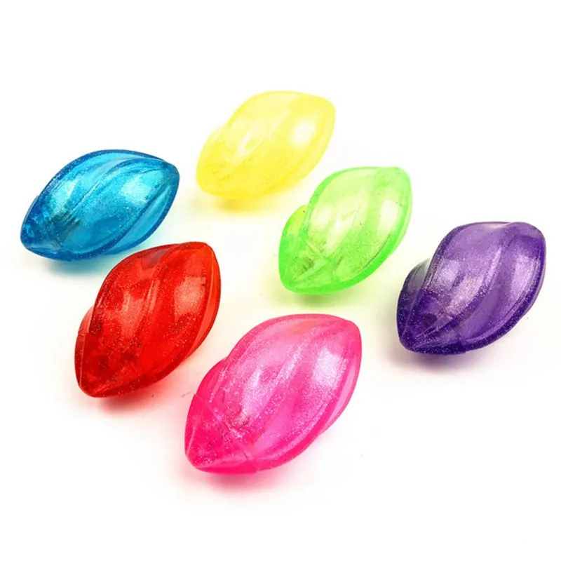 Flashing Elastic Glow Bouncy Dog Light Up Dog Toys TPR Fruit Shaped