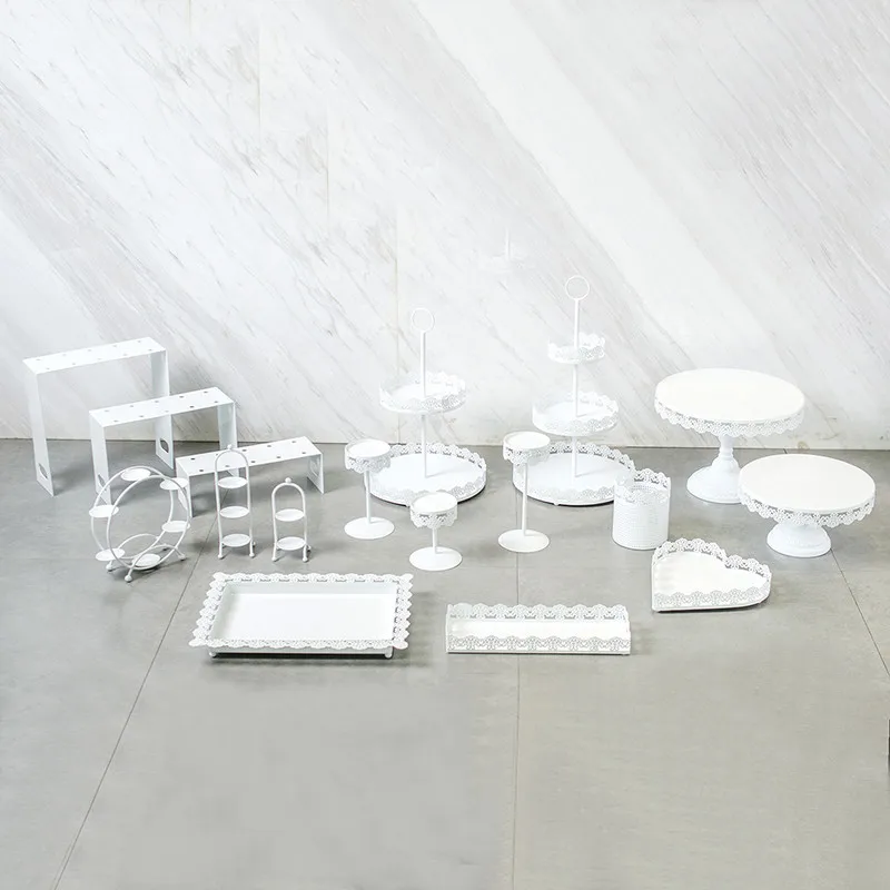 

Of the party white wedding cake cake baker Baker cart table tray of food to store tools.