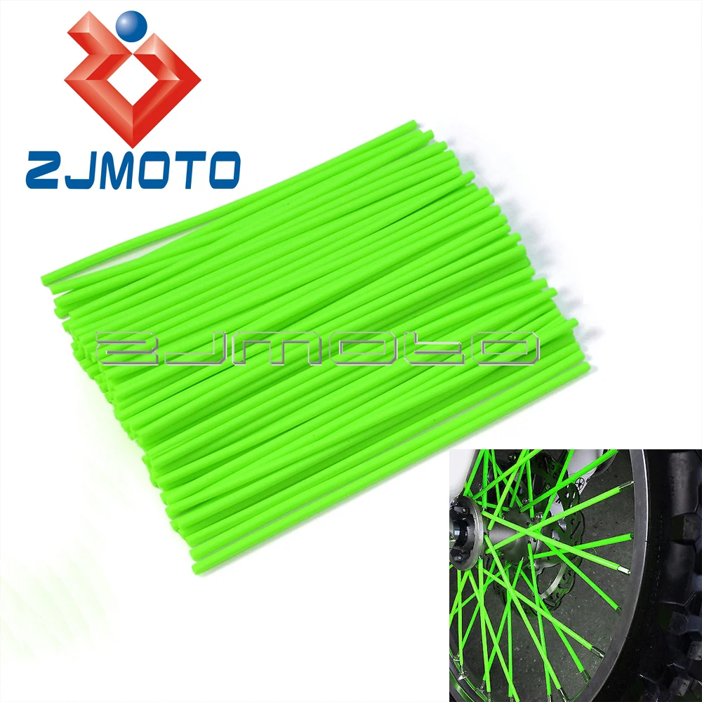 UniversalMotorcycleWheelRimSpokeSkinCoverForHondaYamaha