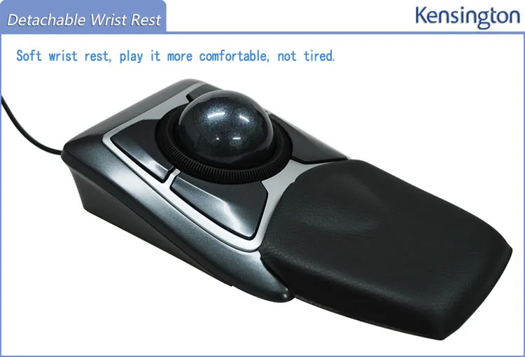 Kensington Original Trackball Expert Мышь Оптическая USB для ПК или ноутбука (большой мяч прокрутки кольцо) с розничной упаковкой