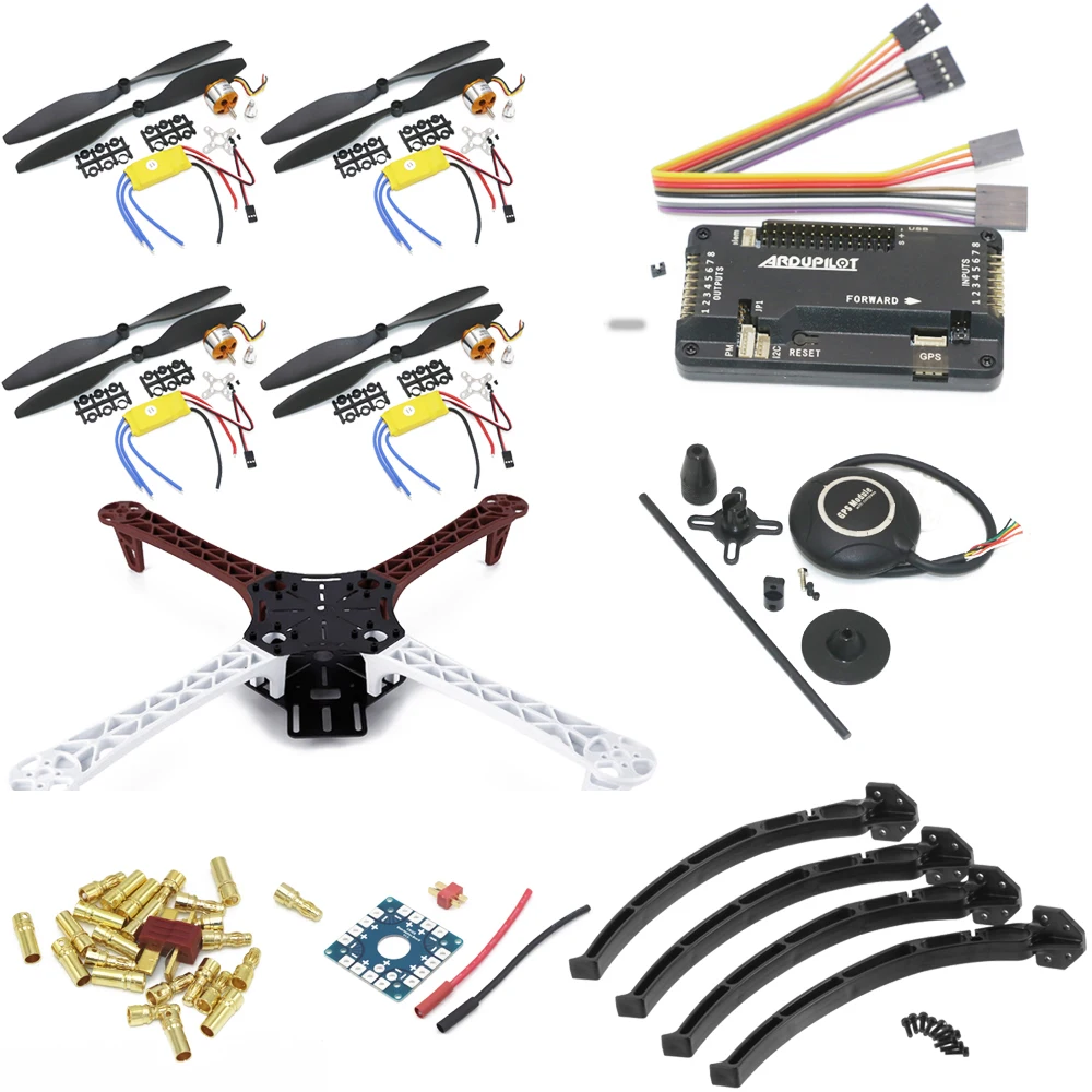 

F450 Quadcopter Rack Kit Frame & APM2.8 Flight Controller & 7M GPS & A2212 1000KV & 30A ESC & 1045 Props For Rc Quadcopter