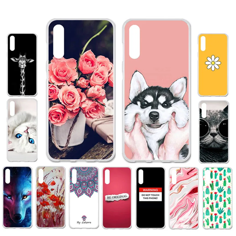 

Ojeleye DIY Patterned Silicon Case For Samsung Galaxy A50 Case Soft TPU Cartoon Cover For Samsung A50 Covers Anti-knock Shell