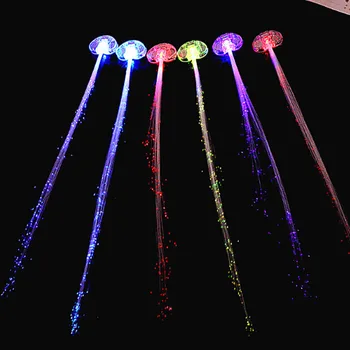 

Butterfly Light Braids LED Glowing Flash LED Hair Braid Clip Haripin Hair Accessories Halloween Glow Party Supplies