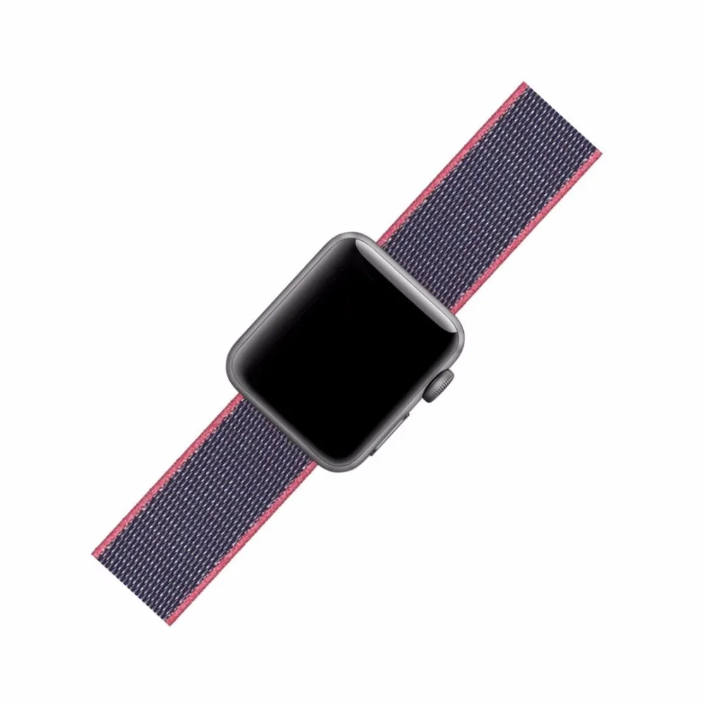 Миланский нейлоновый ремешок для часов iWatch Apple Watch 38 мм 40 мм 42 мм 44 мм Серия 1 2 3 4 5 Петля застежка для браслета спортивный ремешок