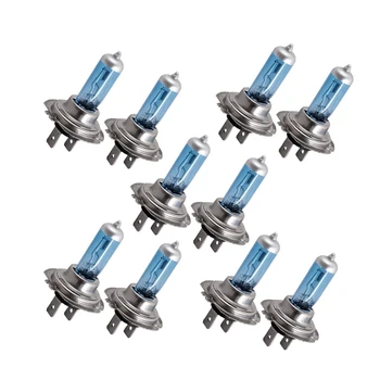 

TOYL 10 X Headlight H7 White Car Auto Head Light Bulbs 100W