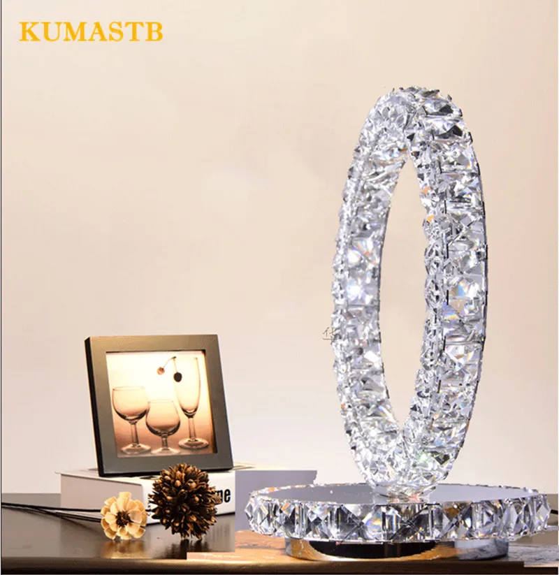 Round Crystal Table Lamp 12