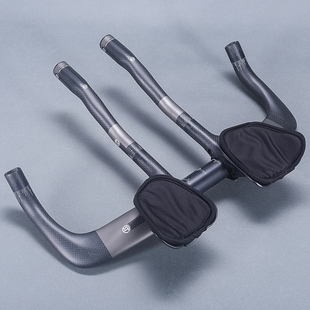 

Tomtou 3K Matte Full Carbon TT Handlebar Rest Handlebar Set 485g/set Road Bike Handlebar 31.8*400/420/440mm Bike Parts - TK6T18