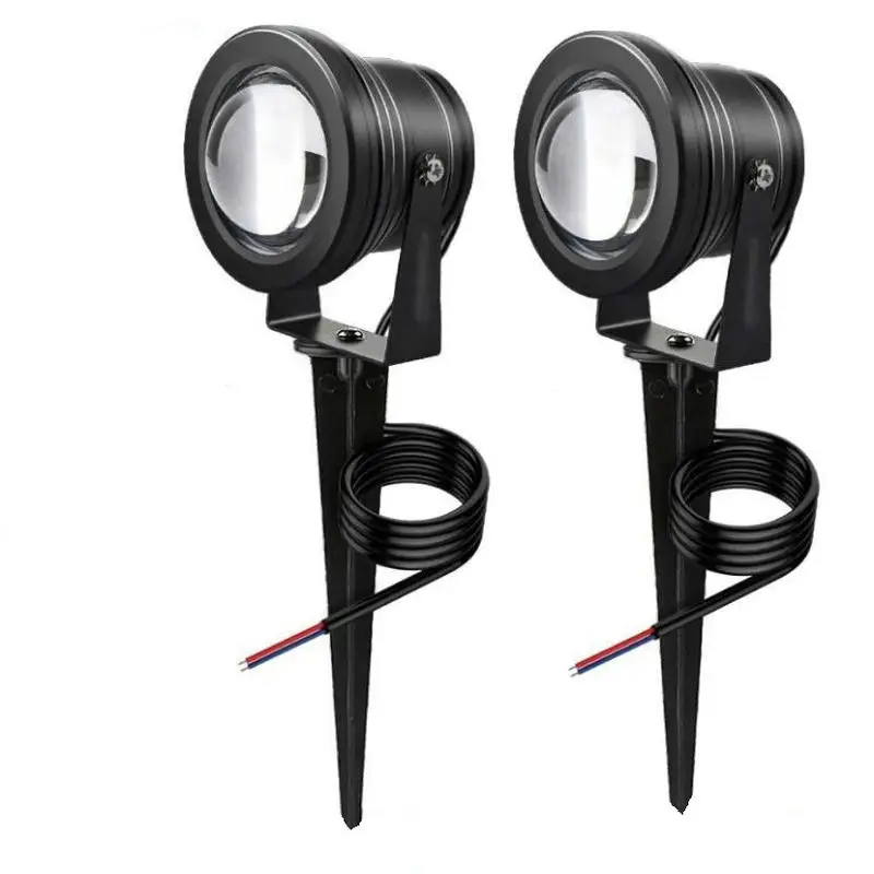 DC12V открытый 10 Вт RGB садовый свет LED газон лампы Спайк всплеск пейзаж Освещение