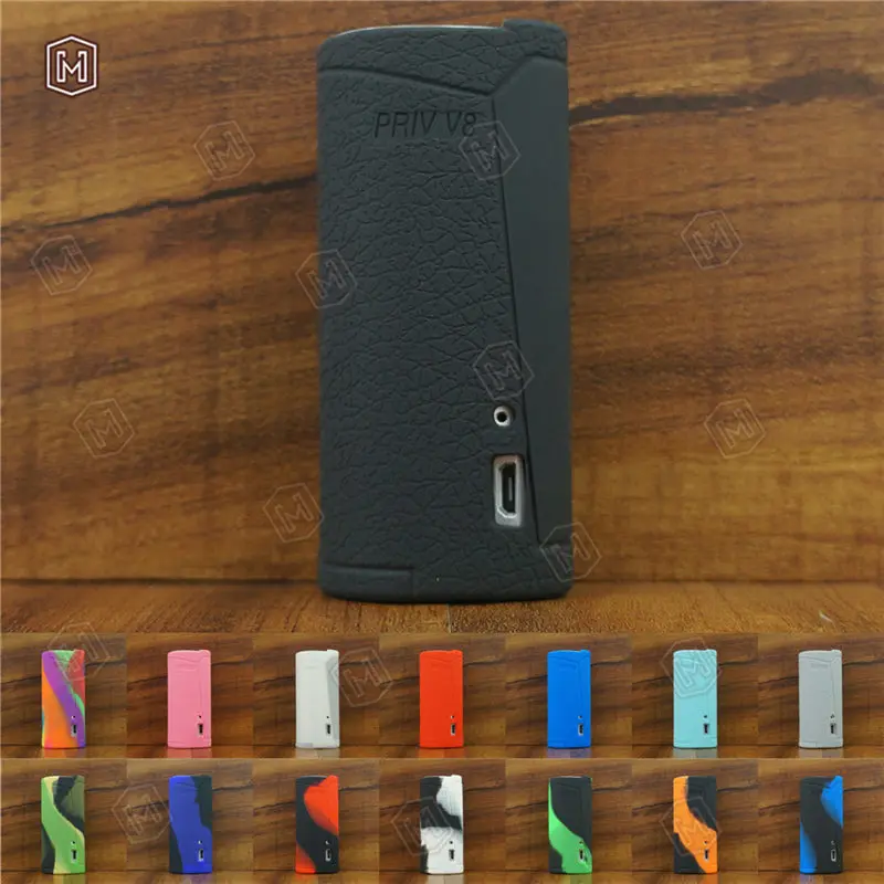 

Microsmoke 1pc silicone case for SMOK Priv V8 Protective Gel Skin Case Cover Sleeve Wrap can use TFV8 Baby Beast Tank