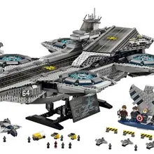 Супер Герои щит Helicarrier модель строительные наборы Блоки Кирпичи Детские игрушки подарок 76042