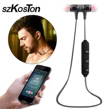 Smart Wireless Bluetooth four.1 Sports Stereo Earphone Noise Reduction with Mic For iphone 7 samsung Xiaomi redmi4x meizu mx7