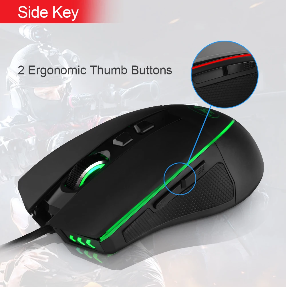 Redragon M909 Emperor Gaming Wired Mouse 7