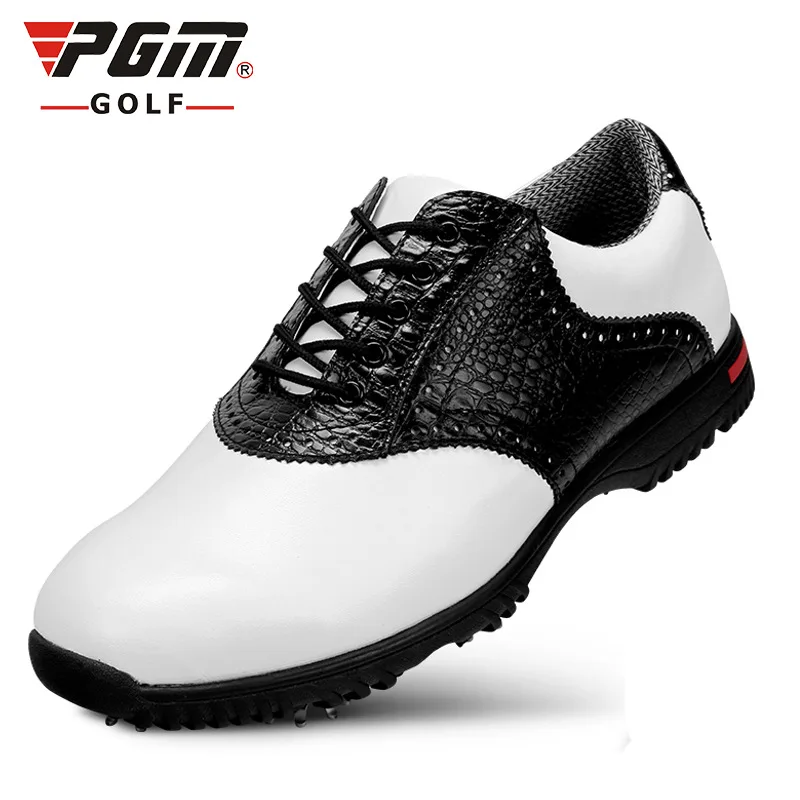 

2018 Pgm Mens Golf Shoes Non Slip Spikes Men Sports Shoes Lightweight Waterproof Breathable Golf Sneakers B2857