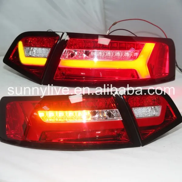 For Audi A6L 2009-2012  rear light LED rear light SN red white