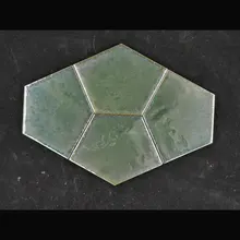 Мозаика ручной работы DIY художественная керамическая напольная стена SHINNG уникальный дизайн проект японский зеленый дизайн