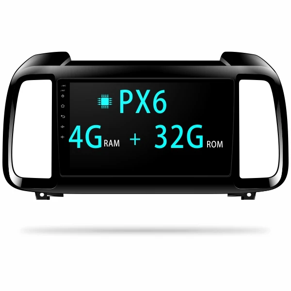 Dinpei PX6 4+ 64G Android 9,0 автомобильный Радио мультимедийный плеер для hyundai ix35 gps навигация MP5 wifi стерео видео без DVD - Цвет: 4G  32G