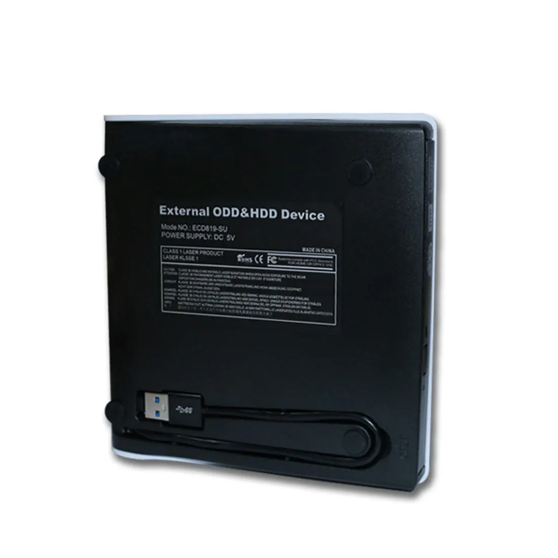  USB 3.0 Slim External DVD RW CD Writer Drive Burner Reader Player Optical Drives For Laptop PC Blac