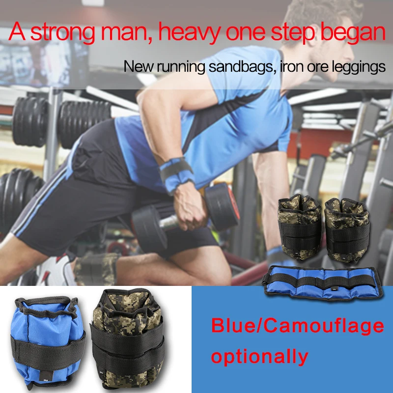 2pc/1pair 3kg Adjustable Leg Ankle Weights Straps Strength Training