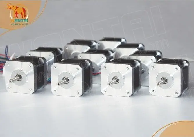 

10 PCS Nema 17 Stepper Motor 70OZ-IN,2.5A CNC Cutting and Mill of wantai