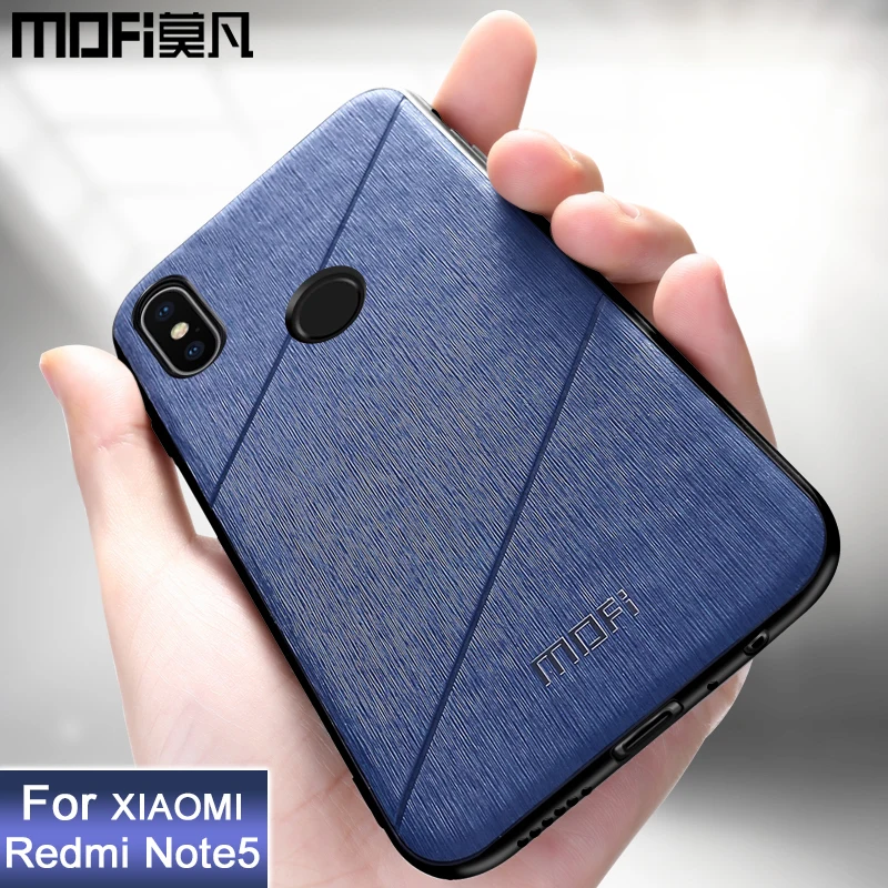 MOFi xiaomi redmi note 5 Чехол глобальная Версия задняя крышка защитный чехол для телефона coque роскошный бизнес redmi note 5 Чехол