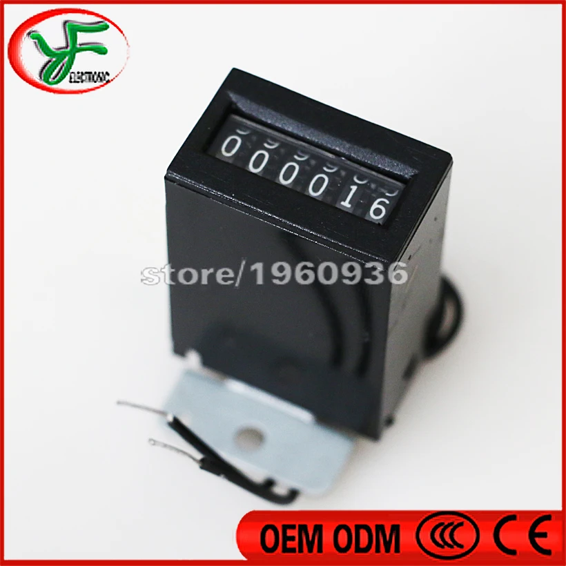 Free shipping 10 pcs/lot 6 digits arcade coin Counter +12V,18cps