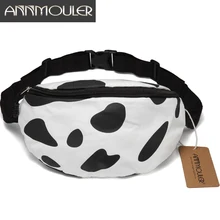 Annmouler Большая вместительная поясная сумка, регулируемая тканевая поясная сумка, Женская поясная сумка из полиэстера, леопардовая набедренная сумка, женские нагрудные сумки