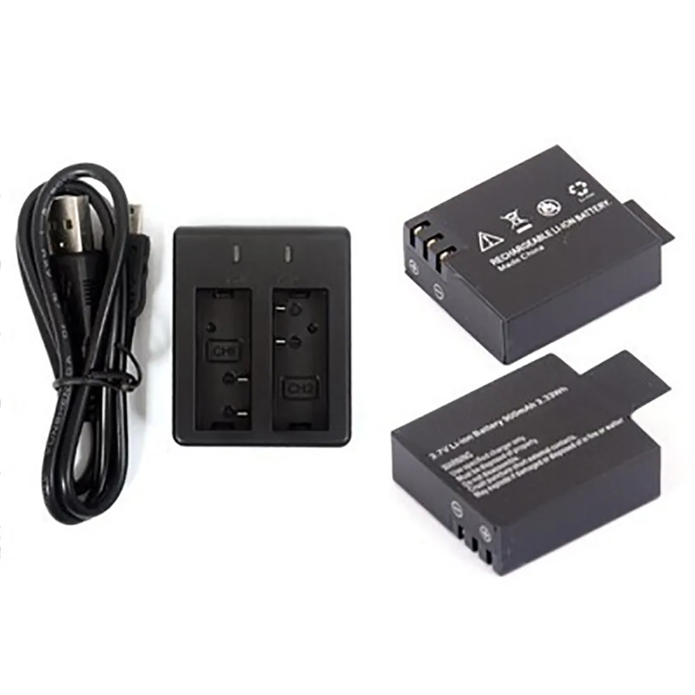 

High Quality Usb Battery Charger Charging Adapter Dual Channel for Sjcam Travel Sj4000 Sj5000 Sj6000 Drop Shipping
