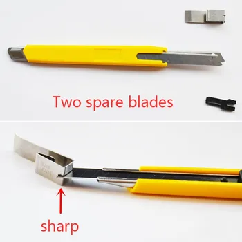 

2018 New Cars Tools Parts Yellow Car Sticker Art Knife Holder Blue Red Retouch Knife High-Carbon Steel Tools