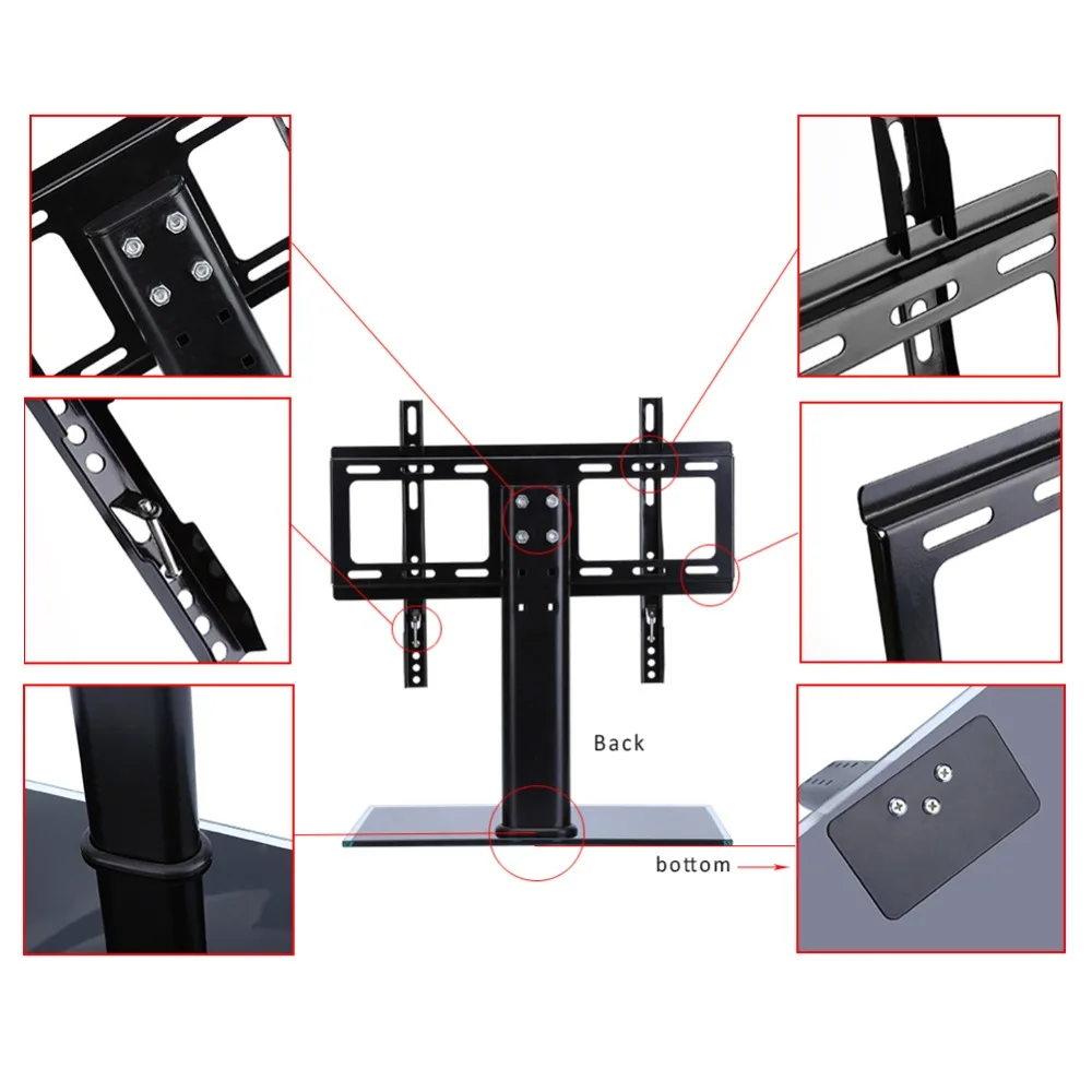 Universal LCD Flat Screen TV Table Top Stand//Base Wall Mount Bracket 14/" 71/"