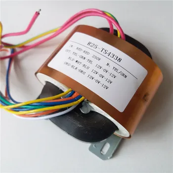 

3*12V-0-12V 0.42A Transformer R Core R25 custom transformer 230V 30VA with copper shield for Pre-decoder HIFI power supply