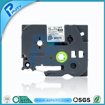 

Hot quality 5pcs Compatible Security TZe Tape P-touch Label Ribbon Cartridge TZeSE4 TZe-SE4 18mm